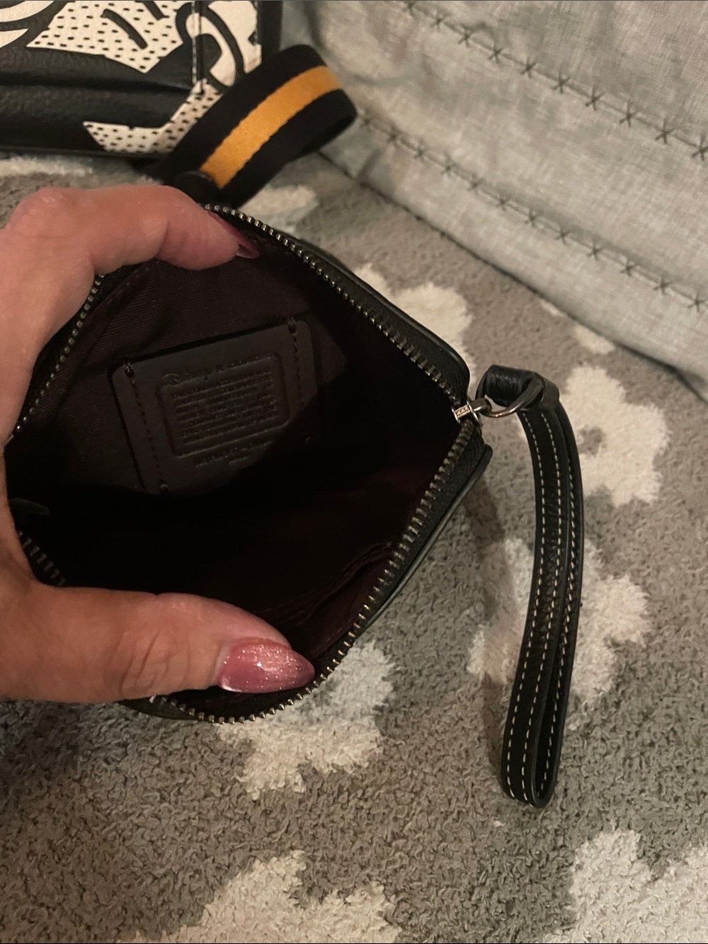 Coach Black and White Mickey Crossbody Trio - Picture 11 of 16